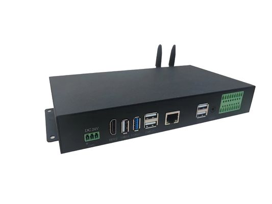 Ενσωματωμένο Fanless επιτροπής PC HDMI κιβωτίων PC EMMC βιομηχανικό ενσωματωμένο