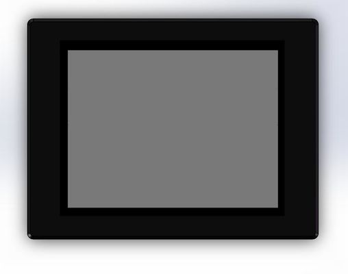 Τοποθετημένη LCD οθονών επαφής 10,4 ίντσας χωρητική τοίχος επιτροπή οργάνων ελέγχου USB TFT