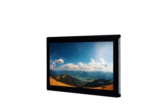 Τετραγωνικό βιομηχανικό ενσωματωμένο PC IP65 αδιάβροχο Fanless επιτροπής αφής